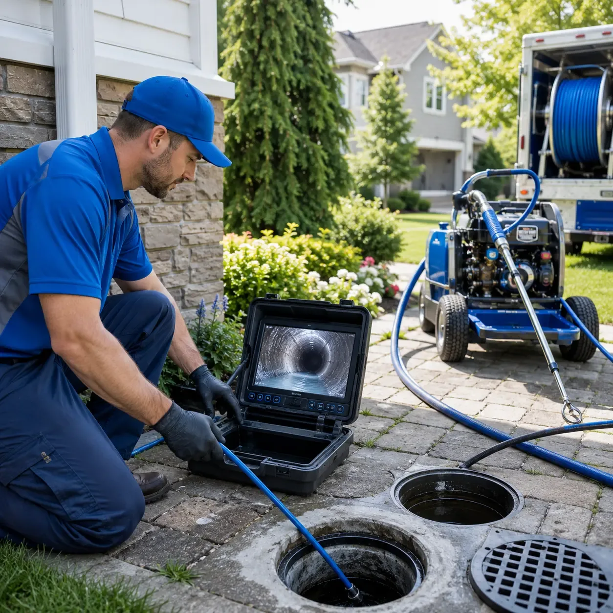 Outdoor drain cleaning professionals serving Lenoxville, PA