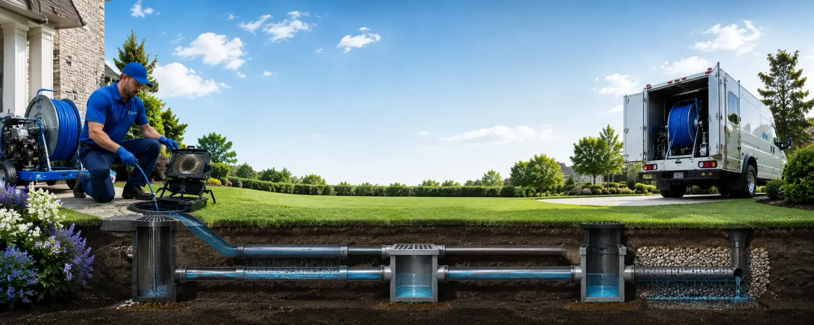 Outdoor drain cleaning information for Lenoxville, PA